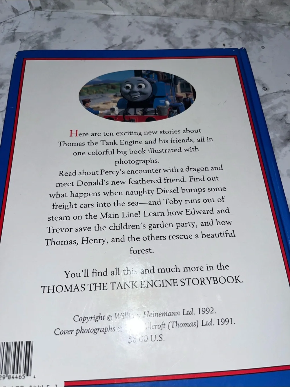 Vintage Thomas & Friends Story Book - Blue and Red Engines